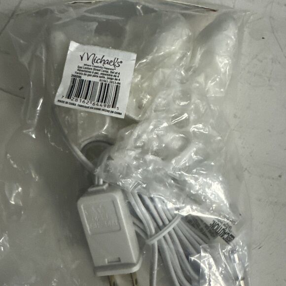 C7 6 SOCKET LIGHT CORD SET FOR DEPT 56 LEMAX CHRISTMAS VILLAGE BUILDINGS 04278 - Picture 5 of 5